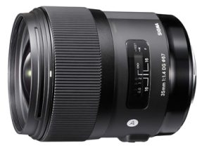 Sigma 35mm F/1.4 ART DG HSM voor Nikon FX, DX