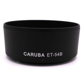 Caruba ET-54B Zonnekap zwart voor Canon EF-M 55-200mm f/4.5-6.3 IS STM