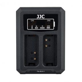 JJC DCH-BLN1 USB Dual Battery Charger (voor Olympus BLN-1)