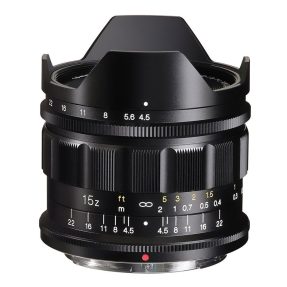 Voigtlander Heliar Super Wide 15mm f/4.5 Nikon Z-mount objectief Zwart