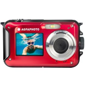 WP8000 onderwatercamera Dual screen Rood