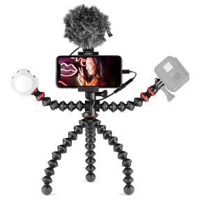 GorillaPod Vlogging-Kit für Smartphones (Mikro, Leuchte, Rig)