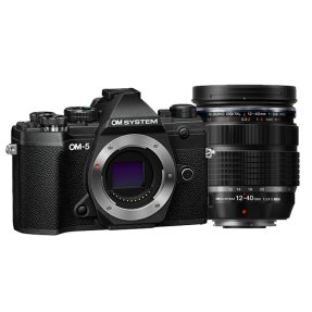 OM SYSTEM OM-5 zwart + MFT 12-40mm F/2.8 PRO II